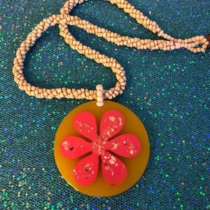 Woman Handmade Beaded Necklace